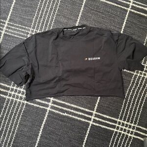 Boxraw Black Crop Top for Women